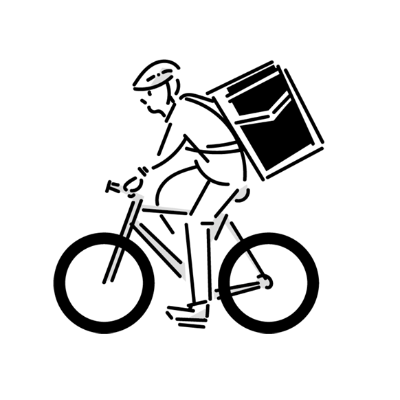 電動自転車の宅配